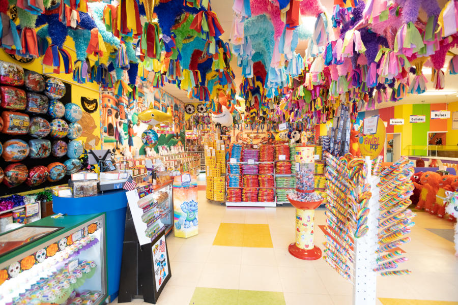 A colorful candy store in Little Village