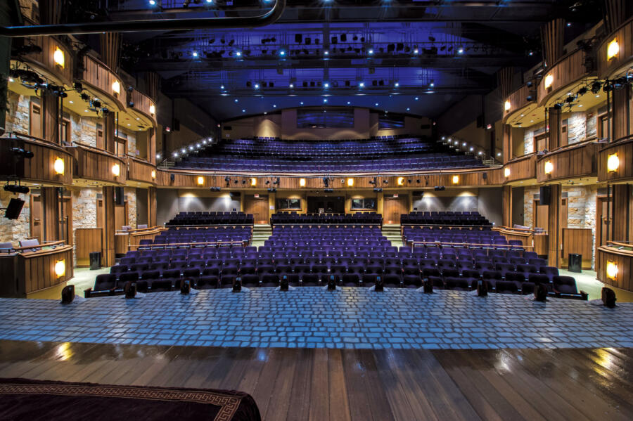 The interior of Chicago's Goodman Theatre